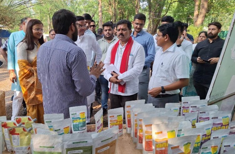 उप मुख्यमंत्री विजय शर्मा ने मिलेट कैफे का किया अवलोकन
