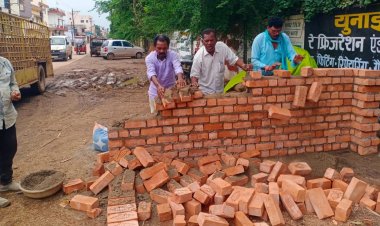 मैखिक शिकायत का त्वरित निराकरण,शासकीय भूमि पर अवैध कब्जा निगम ने किया धराशायी
