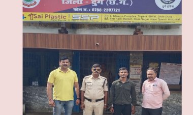 कोसानाला सुपेला के पास प्राणघातक हमला कर चोट पहुंचाने वाला आरोपी आदतन बदमाश  गिरफ्तार