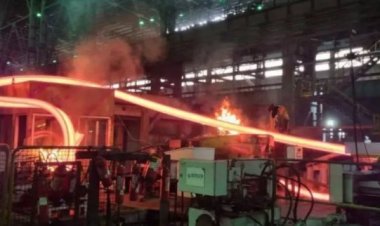 भिलाई स्टील प्लांट में फिर हादसा, 15 फीट की ऊंची केबिन पर रेल पटरी जाकर फंस गई