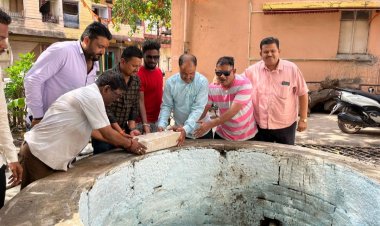 दुर्ग- शताब्दी वर्षों पुराना कुआँ में मिला पानी का स्रोत, कुआँ सफाई कार्य पूर्ण, लबालब भर गया कुआँ