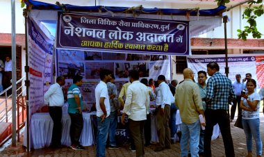 वर्ष 2024 के द्वितीय नेशनल लोक अदालत में कुल 110974 मामले निराकृत तथा अवार्ड राशि 315443693 रूपए रही