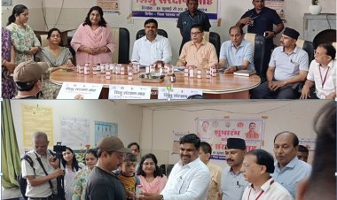 जिला चिकित्सालय दुर्ग में  विधायक दुर्ग शहर  गजेन्द्र यादव द्वारा जिला स्तर पर शिशु संरक्षण माह (एसएसएम) कार्यक्रम का शुभारंभ किया गया