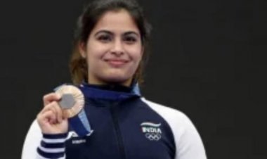 भारत का मान "मनु", भारत को ओलंपिक  शूटिंग में  पदक दिलाने वाली पहली महिला, जीता कांस्य