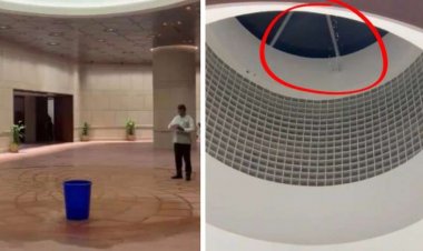 1200 करोड़ की लागत से बनीं नई संसद की टपकने लगी छत
