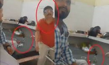 छत्तीसगढ़ के दुर्ग जिले के धमधा सामुदायिक स्वास्थ्य केंद्र का एक वीडियो सोशल मीडिया पर जमकर वायरल हो रहा