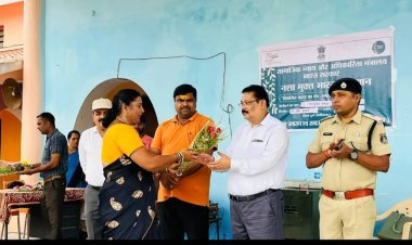 जे.आर.डी. शासकीय उच्चतर माध्यमिक विद्यालय दुर्ग में नशा मुक्ति के प्रति जागरूकता लाने हेतु शपथ कार्यक्रम आयोजित किया गया