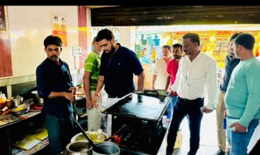 त्योहारी सीजन को देखते हुए निगम प्रशासन अलर्ट:इंदिरा मार्केट प्रतिष्ठानों पर दबिश