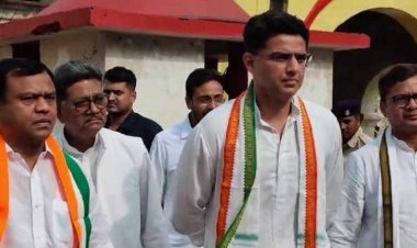 छत्तीसगढ कांग्रेस प्रभारी सचिन पायलट रायपुर के केंद्रीय जेल में बंद  विधायक देवेंद्र यादव से मुलाकात करने पहुंचे