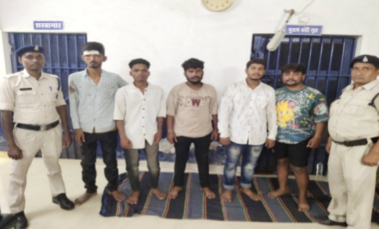 दुर्ग में हुए हत्या के मामले का हुआ खुलासा ,3 नाबालिक सहित 8 आरोपी गिरफ्तार