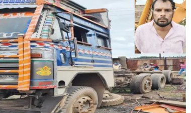 पुलिस ने यार्ड में मारा रेड, ट्रक चोरी का आरोपी गिरफ्तार