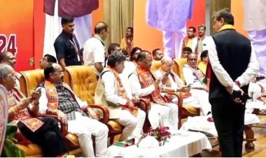 बीजेपी सदस्यता अभियान; मुख्यमंत्री विष्णुदेव साय बने छत्तीसगढ़ के पहले सदस्य, नंदकुमार साय भाजपा में लौटे