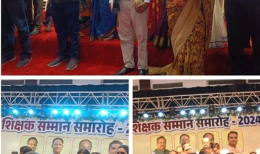 वैशाली नगर विधानसभा अंतर्गत विभिन्न विद्यालयों के 3200 उत्कृष्ट शिक्षकों का हुआ सम्मान