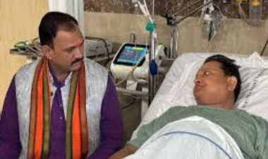 बीजेपी विधायक संपत अग्रवाल की हुई एंजियोप्लास्टी, स्वास्थ्य मंत्री जायसवाल ने अस्पताल पहुंचकर जाना हाल