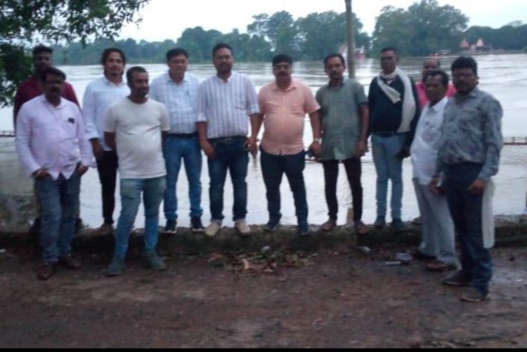 शिवनाथ नदी में 2 लाख 4 हजार 346 क्यूसेक जल प्रवाह ,बाढ़ की स्थिति से निपटने प्रशासन अलर्ट