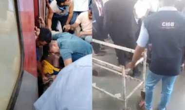 राजधानी रायपुर के रेलवे स्टेशन पर  चलती ट्रेन में चढ़ने की कोशिश में युवक की मौत