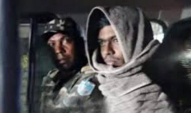 कुख्यात गैंगस्टर अमन साहू को आधी रात कड़ी सुरक्षा के बीच झारखंड से रायपुर लाया गया