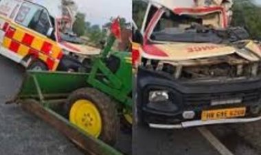 छत्तीसगढ़ के जगदलपुर में ट्रक से भिड़ी एम्बुलेंस, 2 मेडिकल स्टाफ की मौके पर हुई मौत, 6 की हालत गंभीर
