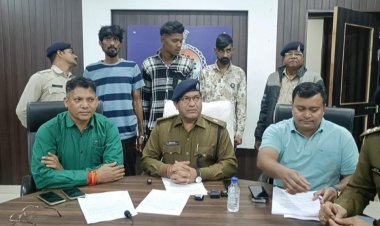 भिलाई के खुर्सीपार थाना क्षेत्र में हुयी लूट के 03 आरोपियों को पुलिस व्दारा किया गया गिरफ्तार,फरार आरोपी की पतासाजी जारी       