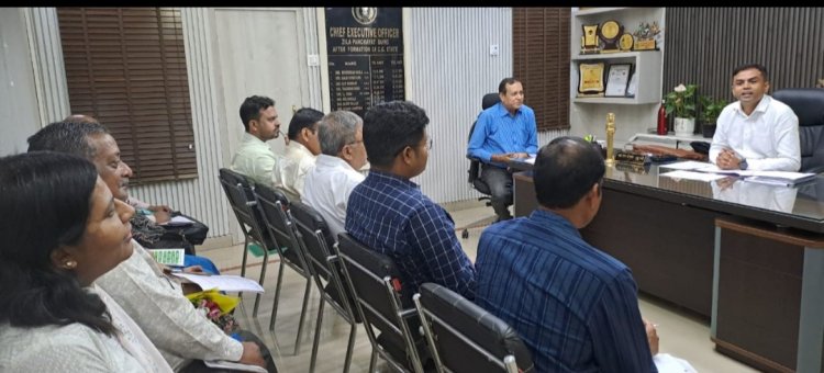 सड़क किनारे आवांरा पशुओं के बैठने उचित व्यवस्था हेतु सीईओ ने जारी किए निर्देश