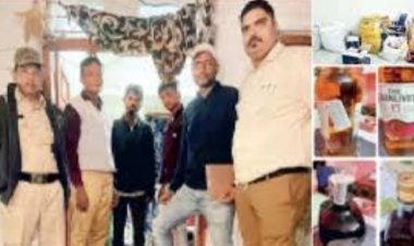 शगुन फार्म्स में आबकारी विभाग ने छापेमारी कर जब्त की प्रीमियम शराब, तो न्यायधानी में हुक्का पार्टी करते नाबालिग समेत 12 लोग गिरफ्तार