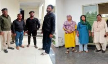 रेप और छेड़छाड़ के झूठे मामलें में फसाने की देते थे धमकी, गिरोह के दो महिला समेत तीन पुरुष गिरफ्तार