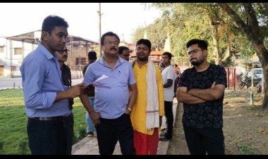 हाईकोर्ट के निर्देश पर एसडीएम ने खुली जमीन का निरीक्षण कर नगर निगम को किया हैंडओवर ,हाईकोर्ट में अगली सुनवाई 19 दिसंबर को