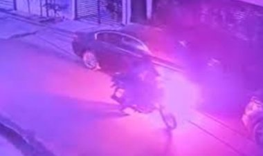 विवाद के बाद कारोबारी की BMW कार में ड्राइवर ने लगाई आग