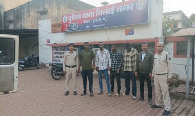 हास्पिटल सेक्टर में मारपीट कर घटित लूट की घटना के मामले का खुलासा ,04 आरोपी गिरफ्तार 