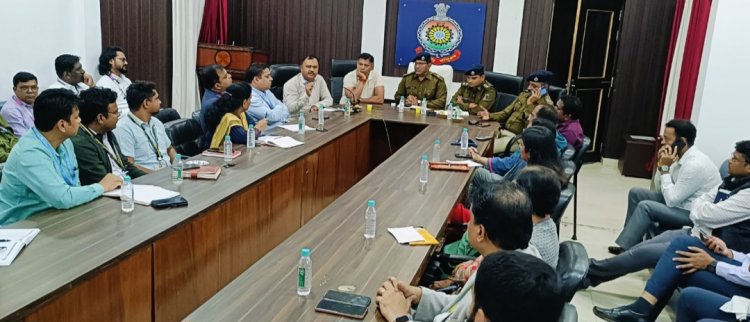 बैंक प्रबंधकों की दुर्ग पुलिस के साथ समन्वय बैठक आयोजित की गई