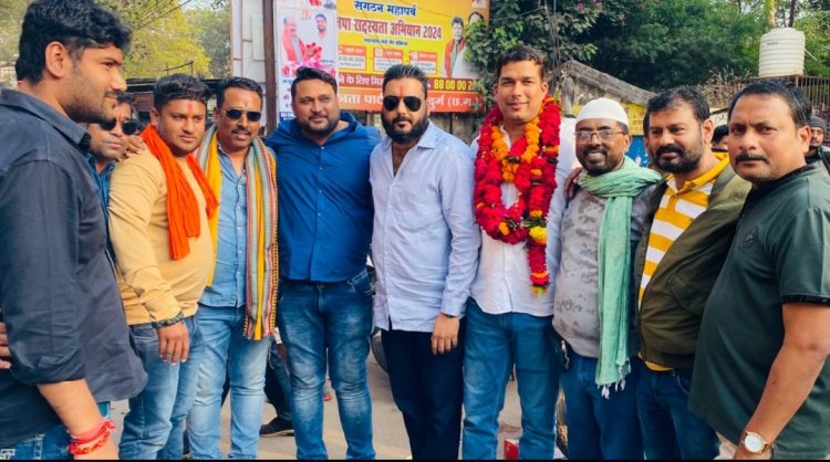 मनमोहन शर्मा बने भाजपा दुर्ग शहर पटरीपार मण्डल अद्यक्ष