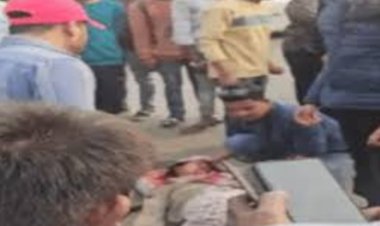 रायपुर में महिला खड़ी थी, मौत बनकर ई-रिक्शा आ गया 20 मिनट तक तड़पती रही