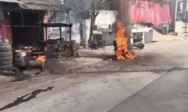 छत्तीसगढ़ के रायगढ़ जिले में चाय-नाश्ते की दुकान में सिलेंडर फटने से मचा हड़कंप, 5 लोग झुलसे