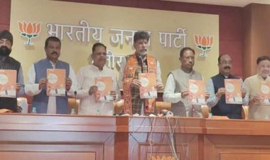 निकाय चुनाव 2025 : भाजपा ने जारी किया घोषणा पत्र, जानिए इस बार क्या है खास…