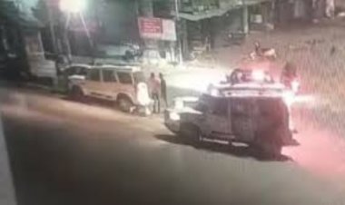 राजधानी रायपुर में CSP की गाड़ी को शराबी ने मारी ठोकर