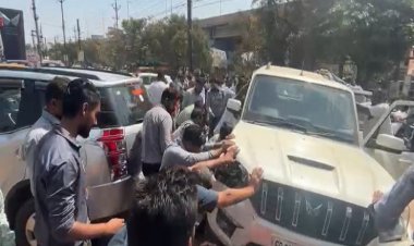 भिलाई में ट्रायल के दौरान महिन्द्रा शोरूम के वाहन चालक का ब्रेक की जगह एक्सीलेरेटर में पड़ गया पैर, एक्सीडेंट में एक बच्चा सहित तीन लोग घायल