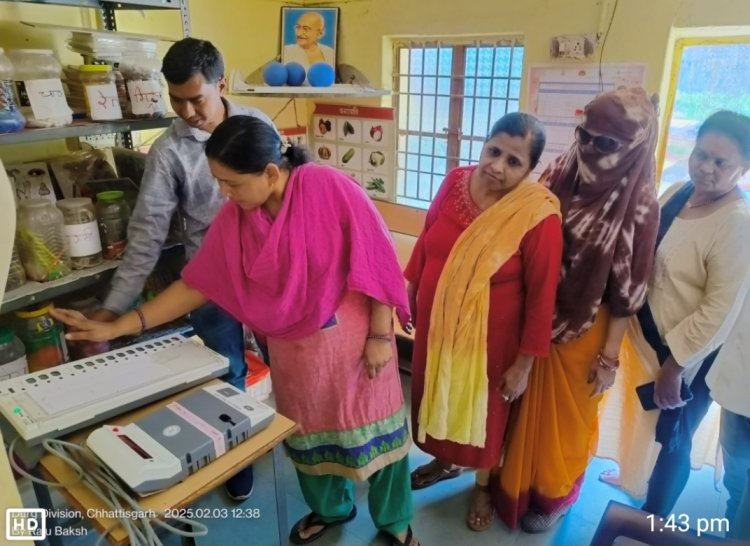 4 फरवरी को ईवीएम प्रदर्शन, वार्ड-17 औधोगिक नगर, वार्ड 12 मोहन नगर, वार्ड 35 रामदेव मंदिर,वार्ड 41 केलाबाड़ी व वार्ड 53 पोटिया कला उत्तर में किया जाएगा