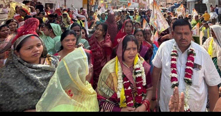 दुर्ग वार्ड 36 गंजपारा से 214 वोट से प्रतिभा सुरेश गुप्ता चुनाव जीती..