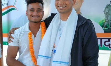 एन.एस.यु.आई दुर्ग जिला उपाध्यक्ष के पद मे मेजर सिंग सागर की नियुक्ति