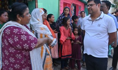 संभावित पीलिया, डायरिया प्रभावित क्षेत्र का निरीक्षण करने पहुंचे-भिलाई निगम आयुक्त