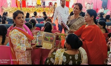 अंतरराष्ट्रीय महिला दिवस पर निगम महिला कर्मचारियों का किया सम्मान