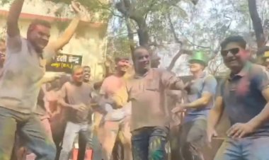 दबंग फिल्म के गाने पर झूमे रायपुर SSP और कलेक्टर