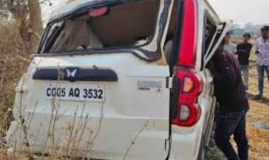 एएसपी के ड्राइवर की मौत, कार क्षतिग्रस्त