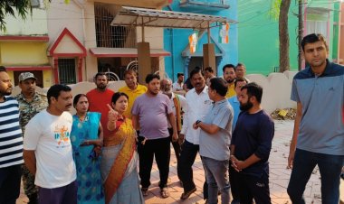 महापौर ने वार्ड क्रमांक 20 का निरीक्षण,वार्डवासियों से रूबरू होकर सुनी समस्या,अधिकारियों को दिये निर्देश