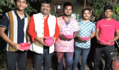 बीस मार्च विश्व गौरेया दिवस पर्यावरण प्रगती पंछी प्रेमी प्रशांत कुमार क्षीरसागर ने अपने परिवार,इष्टमित्र के साथ मिलकर मनाया