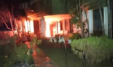 घर में लगी आग से जिंदा जले भिलाई स्टील प्लांट के डीजीएम के पिता