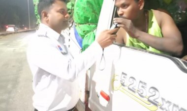 शराब का सेवन कर वाहन चालाने वाले कुल 91 चालकों का वाहन जप्त कर न्यायालय पेश किया गया