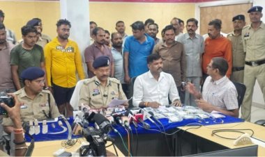 खरोरा क्षेत्र में डकैती की घटना को अंजाम देने वाले एक दर्जन से अधिक आरोपी गिरफ्तार