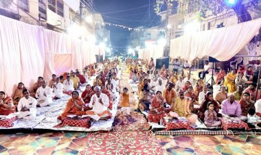 सैकड़ों विवाहित जोड़ों द्वारा किया गया ऐतिहासिक सुंदरकांड पाठ