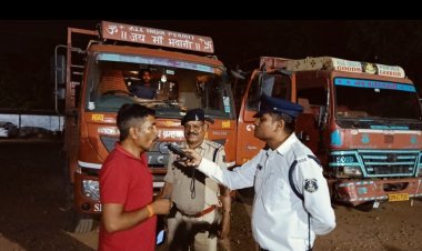 आपरेशन- सुरक्षा अभियान के तहत 141 शराब पीकर वाहन चलाते, माल वाहक में सवारी ले जाते 53 एवं 69 भारी वाहन नो एंट्री में प्रवेश करने वालों पर कार्यवाही कि गयी